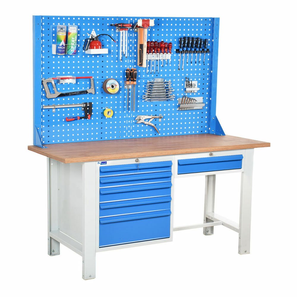 Atölye Çalışma Tezgahı (1600x720x830-930/1844 mm)